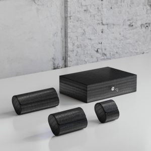 Watch Rolls & Case Nero Crocodile Leather Set