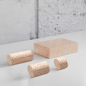 Watch Rolls & Case Light Cappuccino Ostrich Leather Set