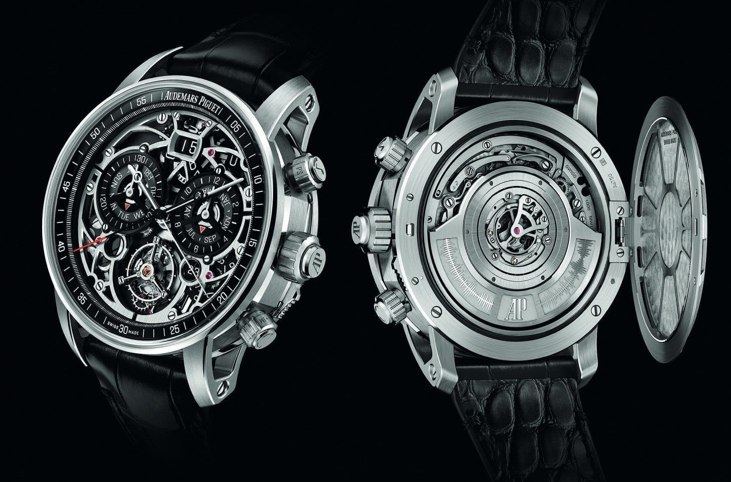 Close-up of fine watch detailing highlighting precision craftsmanship